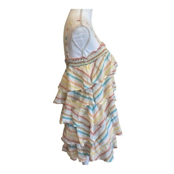 Lovers + Friends Women's M Liv Tiered Dress in Spring Rainbow - Picture 3 of 5